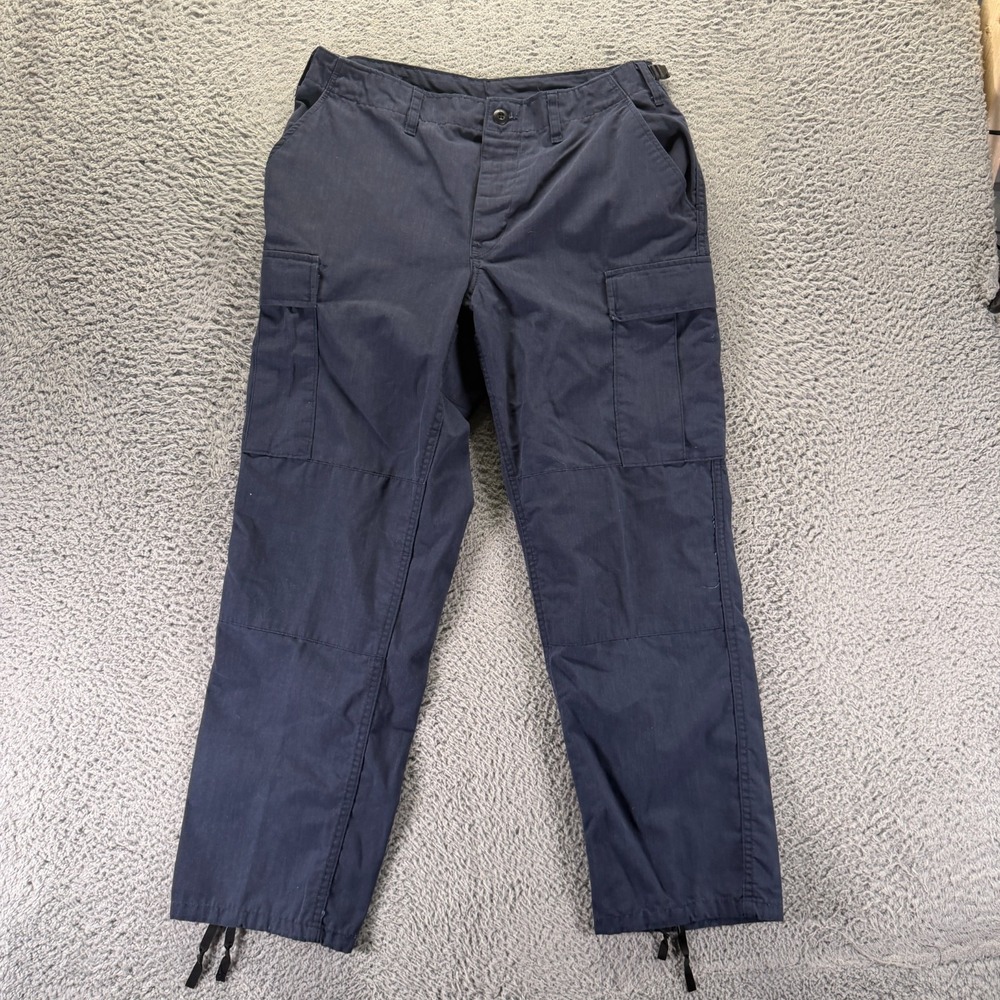US Army Pant Men's M(33x30) Blue Ripstop Cargo Straight Combat Military Uniform